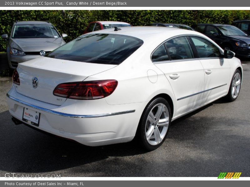 Candy White / Desert Beige/Black 2013 Volkswagen CC Sport Plus