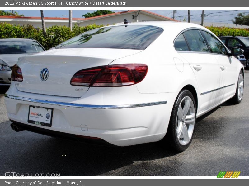 Candy White / Desert Beige/Black 2013 Volkswagen CC Sport Plus