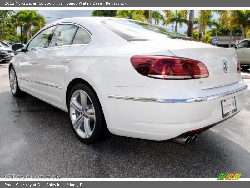 Candy White / Desert Beige/Black 2013 Volkswagen CC Sport Plus