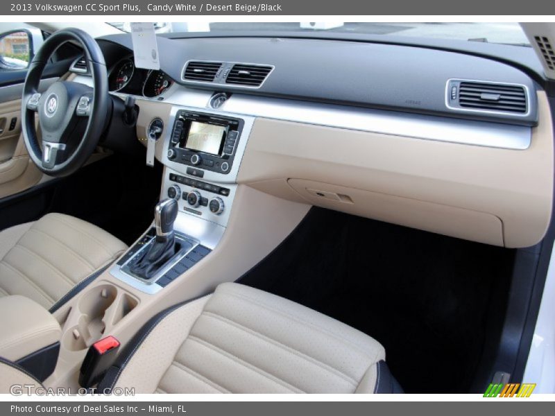 Candy White / Desert Beige/Black 2013 Volkswagen CC Sport Plus