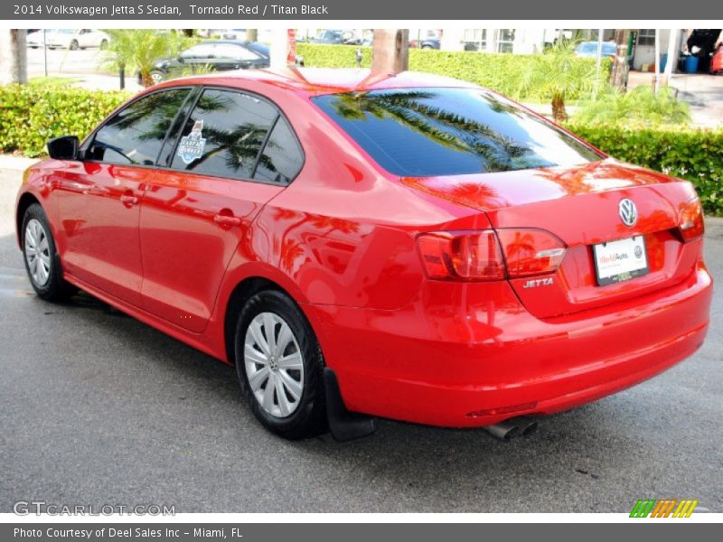 Tornado Red / Titan Black 2014 Volkswagen Jetta S Sedan