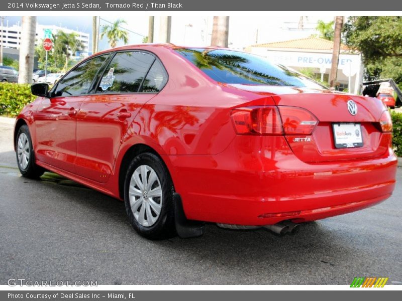 Tornado Red / Titan Black 2014 Volkswagen Jetta S Sedan