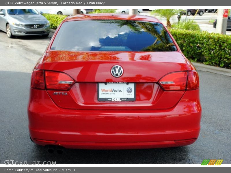 Tornado Red / Titan Black 2014 Volkswagen Jetta S Sedan