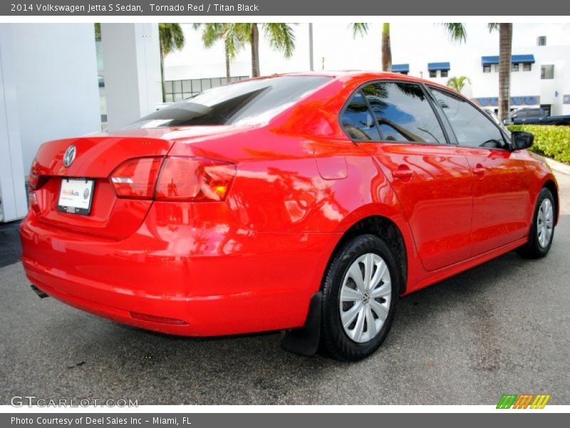 Tornado Red / Titan Black 2014 Volkswagen Jetta S Sedan
