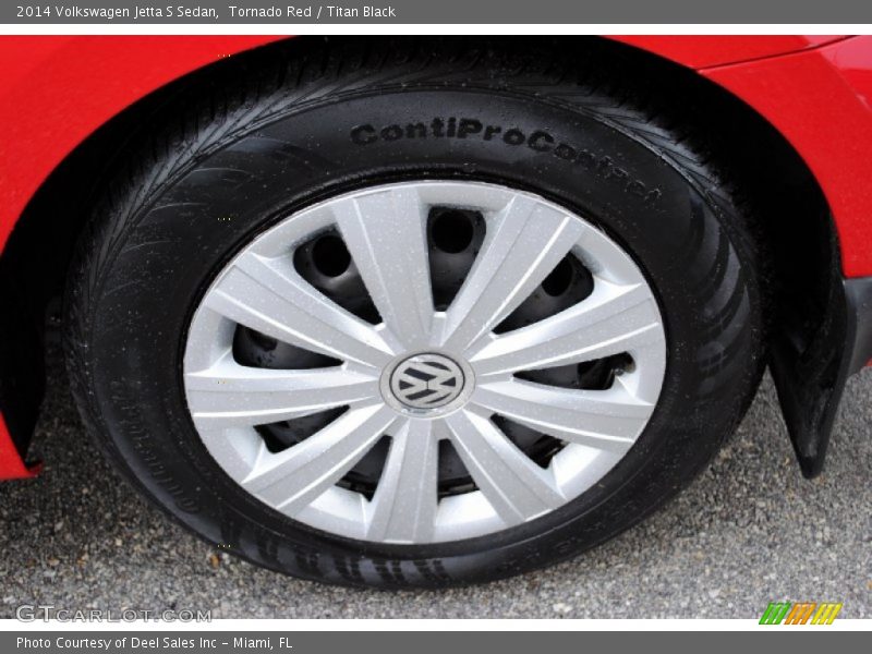 Tornado Red / Titan Black 2014 Volkswagen Jetta S Sedan