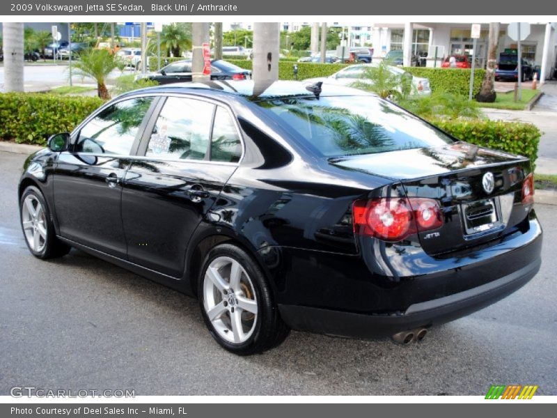 Black Uni / Anthracite 2009 Volkswagen Jetta SE Sedan