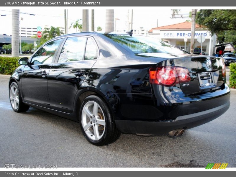 Black Uni / Anthracite 2009 Volkswagen Jetta SE Sedan