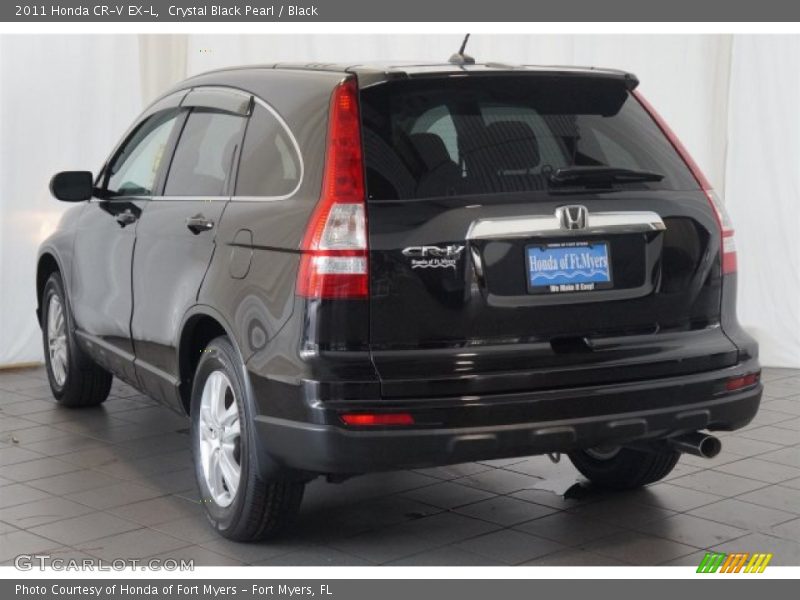 Crystal Black Pearl / Black 2011 Honda CR-V EX-L