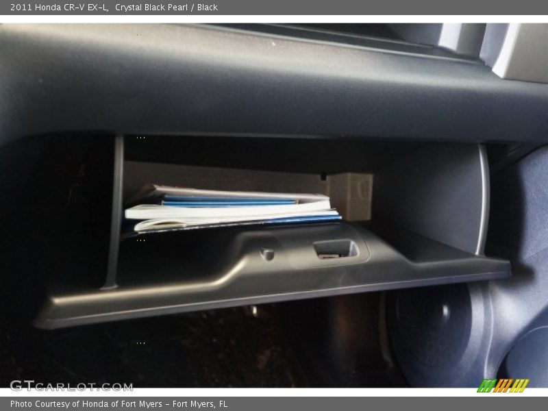 Crystal Black Pearl / Black 2011 Honda CR-V EX-L