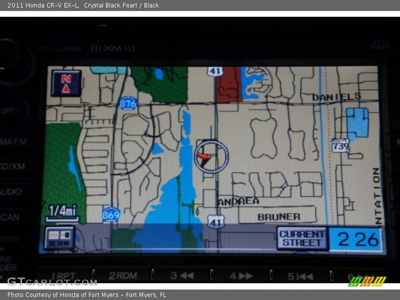 Crystal Black Pearl / Black 2011 Honda CR-V EX-L