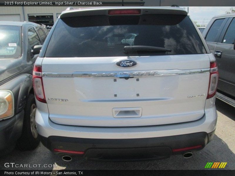 Ingot Silver / Charcoal Black 2015 Ford Explorer Limited