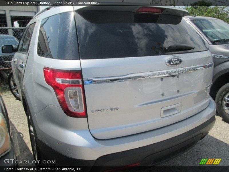 Ingot Silver / Charcoal Black 2015 Ford Explorer Limited