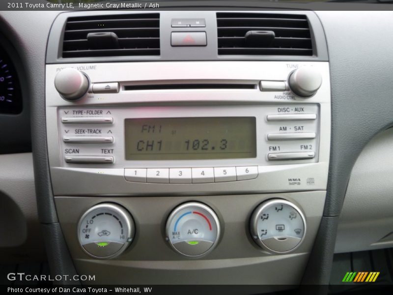 Magnetic Gray Metallic / Ash 2011 Toyota Camry LE