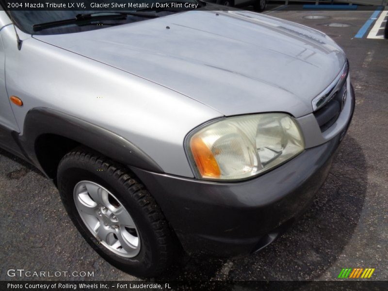 Glacier Silver Metallic / Dark Flint Grey 2004 Mazda Tribute LX V6