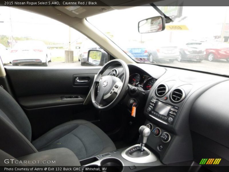 Cayenne Red / Black 2015 Nissan Rogue Select S AWD