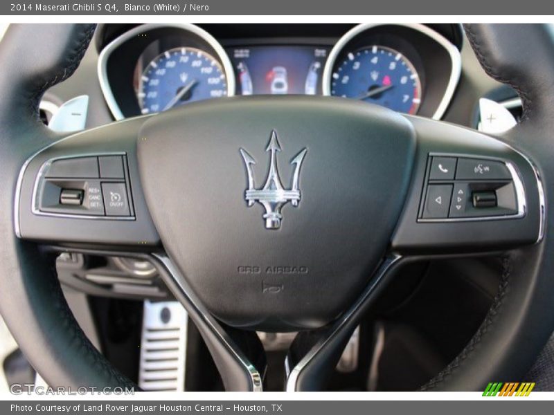 Bianco (White) / Nero 2014 Maserati Ghibli S Q4