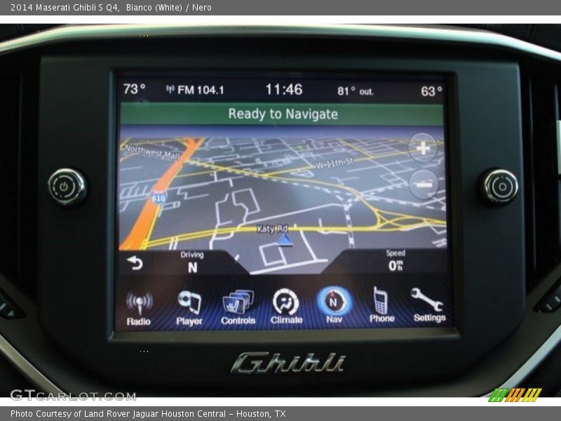 Bianco (White) / Nero 2014 Maserati Ghibli S Q4