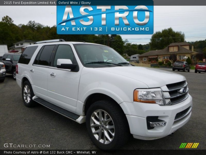 Oxford White / Ebony 2015 Ford Expedition Limited 4x4