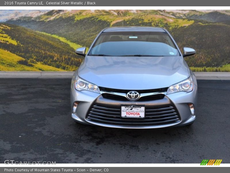 Celestial Silver Metallic / Black 2016 Toyota Camry LE