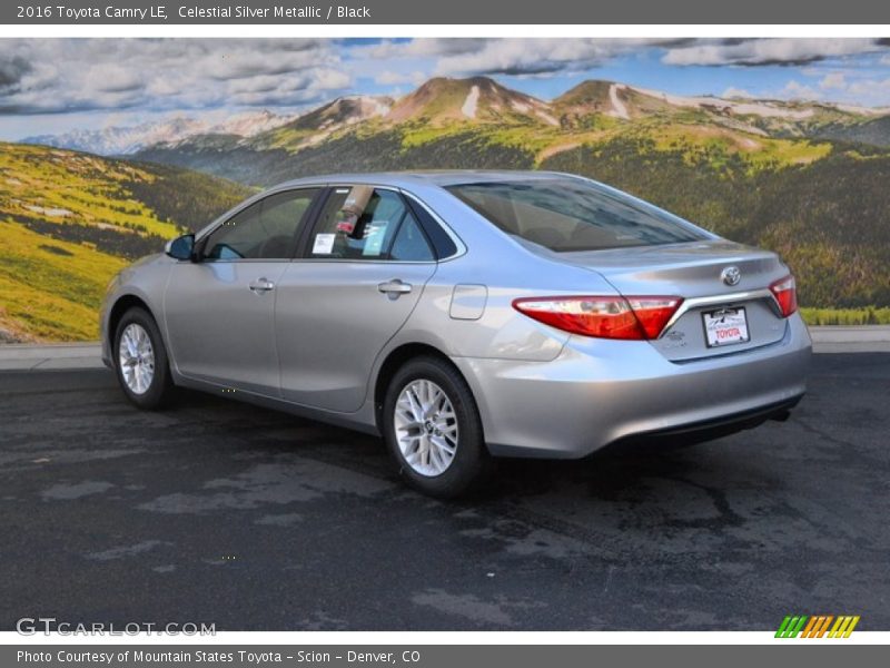 Celestial Silver Metallic / Black 2016 Toyota Camry LE