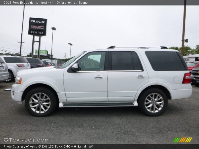 Oxford White / Ebony 2015 Ford Expedition Limited 4x4