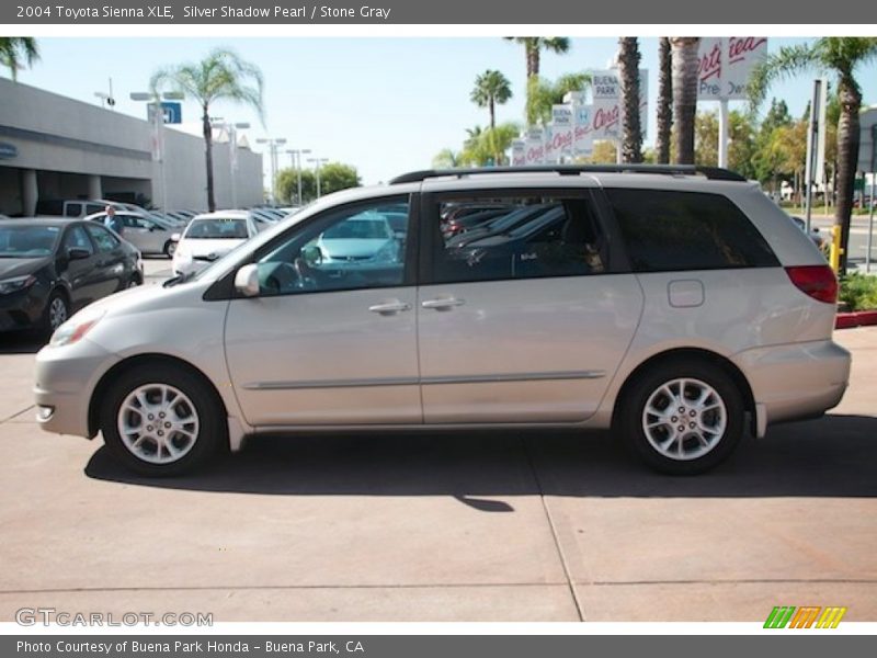 Silver Shadow Pearl / Stone Gray 2004 Toyota Sienna XLE