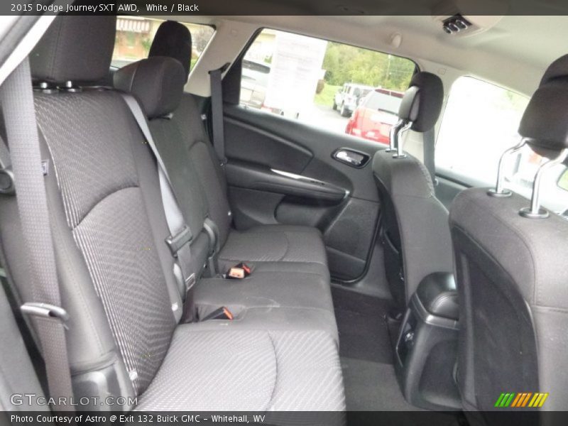 White / Black 2015 Dodge Journey SXT AWD