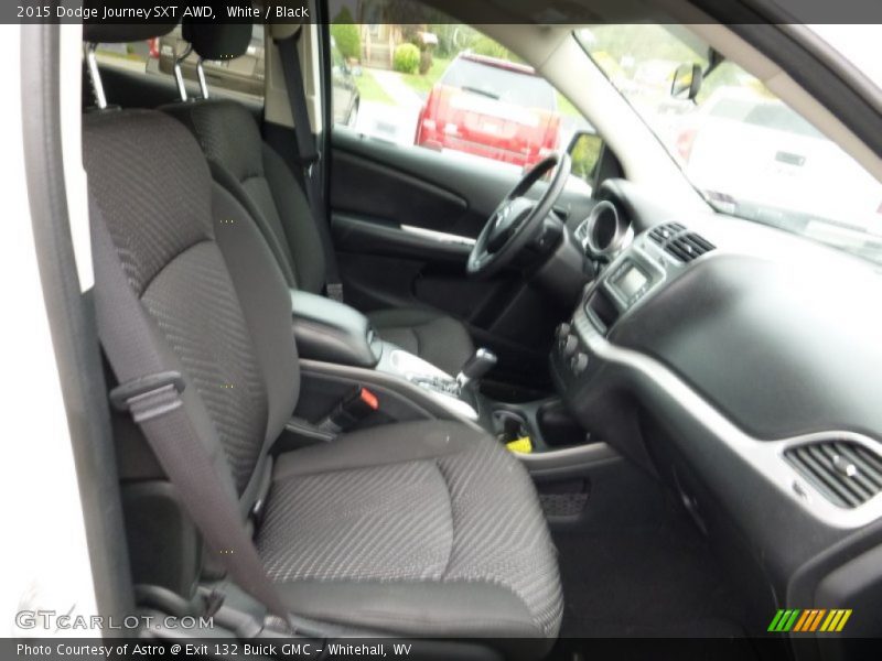 White / Black 2015 Dodge Journey SXT AWD