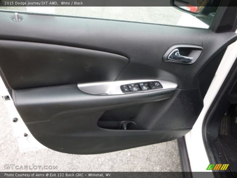 White / Black 2015 Dodge Journey SXT AWD
