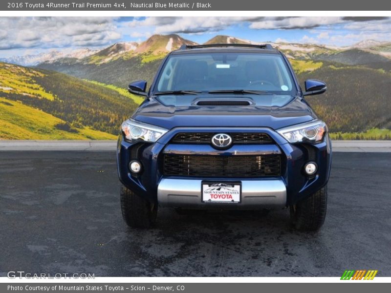 Nautical Blue Metallic / Black 2016 Toyota 4Runner Trail Premium 4x4