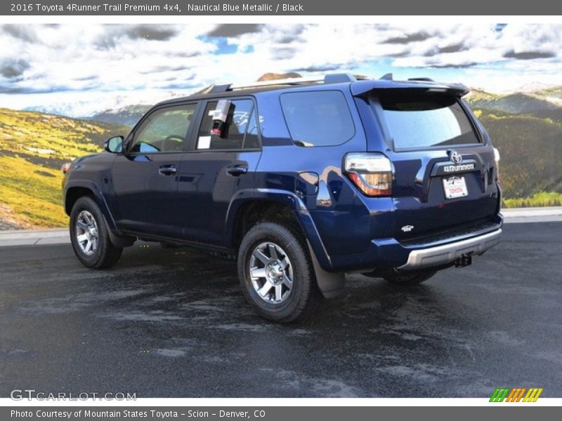 Nautical Blue Metallic / Black 2016 Toyota 4Runner Trail Premium 4x4