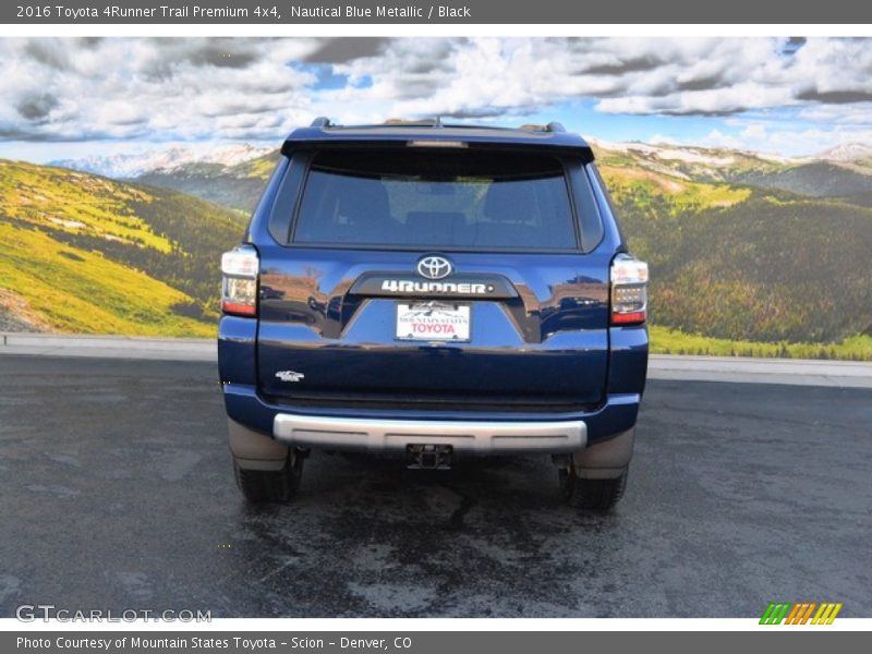 Nautical Blue Metallic / Black 2016 Toyota 4Runner Trail Premium 4x4