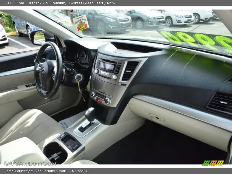 Cypress Green Pearl / Ivory 2013 Subaru Outback 2.5i Premium
