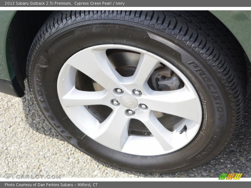 Cypress Green Pearl / Ivory 2013 Subaru Outback 2.5i Premium