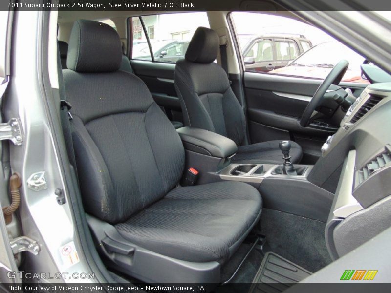 Front Seat of 2011 Outback 2.5i Wagon