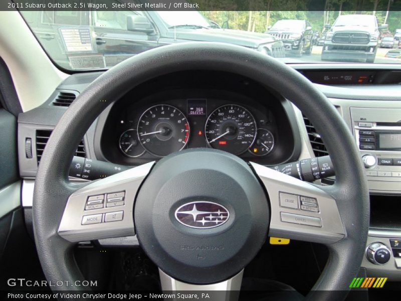  2011 Outback 2.5i Wagon Steering Wheel