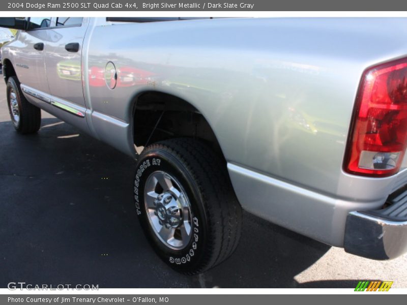 Bright Silver Metallic / Dark Slate Gray 2004 Dodge Ram 2500 SLT Quad Cab 4x4