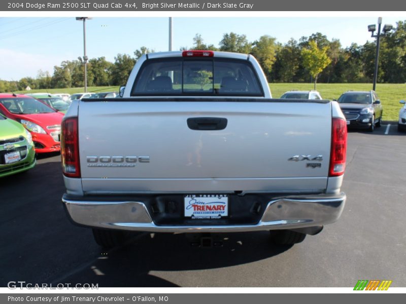 Bright Silver Metallic / Dark Slate Gray 2004 Dodge Ram 2500 SLT Quad Cab 4x4