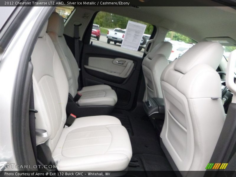 Silver Ice Metallic / Cashmere/Ebony 2012 Chevrolet Traverse LTZ AWD
