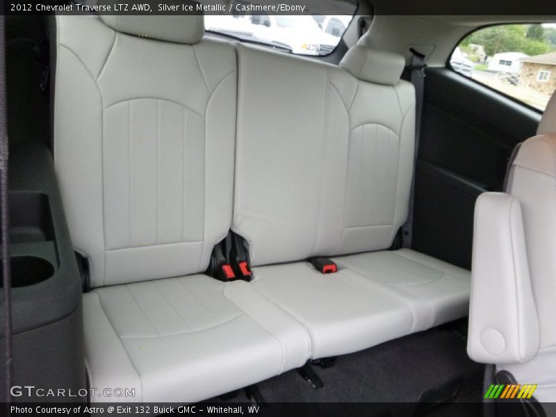 Silver Ice Metallic / Cashmere/Ebony 2012 Chevrolet Traverse LTZ AWD