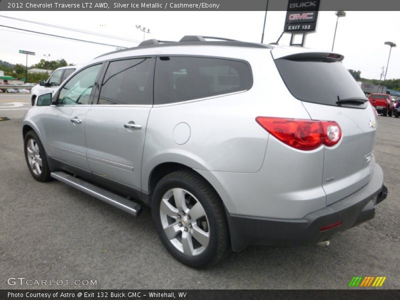 Silver Ice Metallic / Cashmere/Ebony 2012 Chevrolet Traverse LTZ AWD