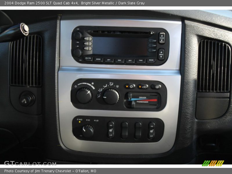 Bright Silver Metallic / Dark Slate Gray 2004 Dodge Ram 2500 SLT Quad Cab 4x4