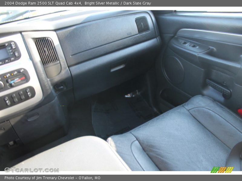 Bright Silver Metallic / Dark Slate Gray 2004 Dodge Ram 2500 SLT Quad Cab 4x4