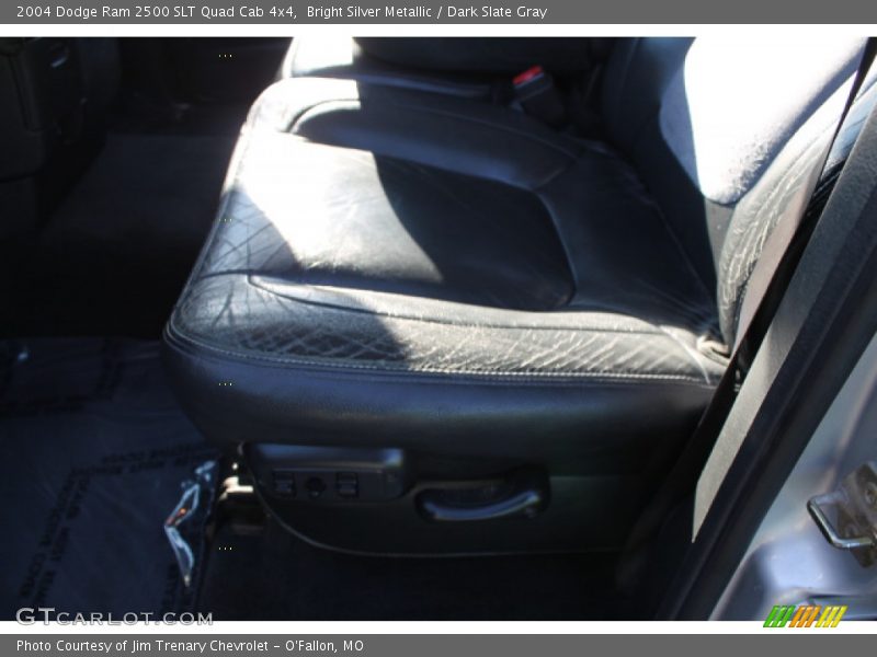 Bright Silver Metallic / Dark Slate Gray 2004 Dodge Ram 2500 SLT Quad Cab 4x4