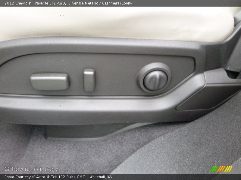 Silver Ice Metallic / Cashmere/Ebony 2012 Chevrolet Traverse LTZ AWD