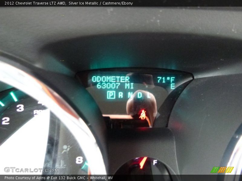 Silver Ice Metallic / Cashmere/Ebony 2012 Chevrolet Traverse LTZ AWD