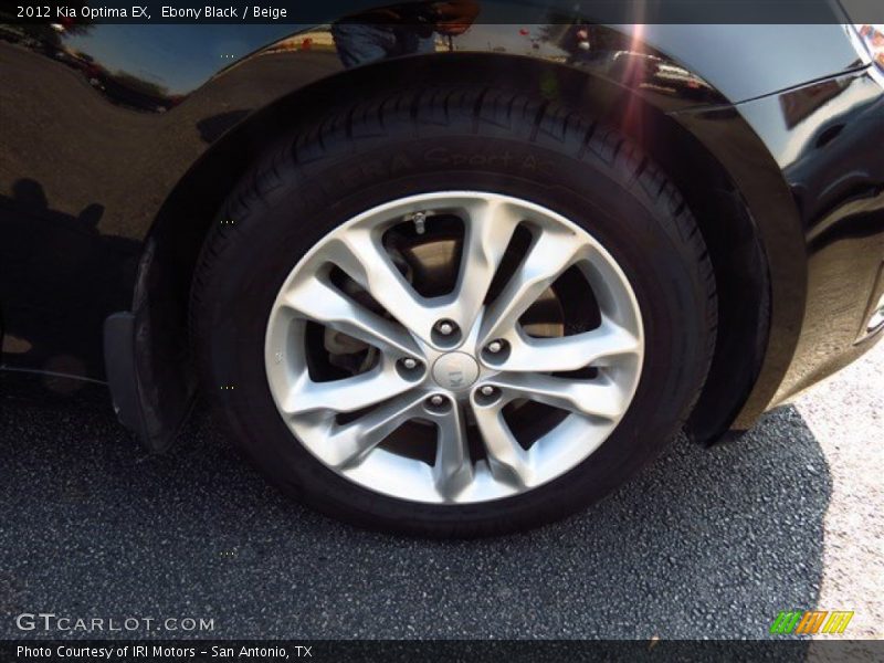 Ebony Black / Beige 2012 Kia Optima EX
