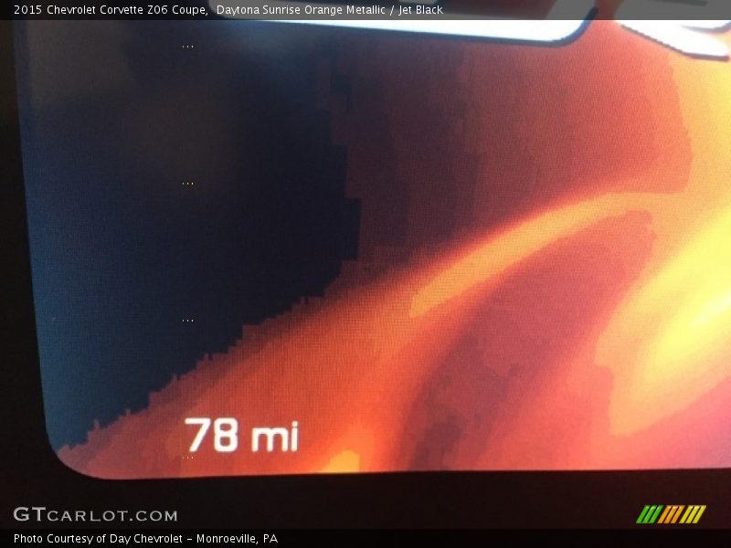 Daytona Sunrise Orange Metallic / Jet Black 2015 Chevrolet Corvette Z06 Coupe