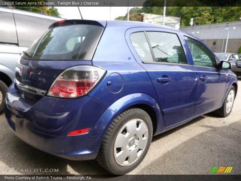 Twilight Blue / Charcoal 2008 Saturn Astra XE Sedan