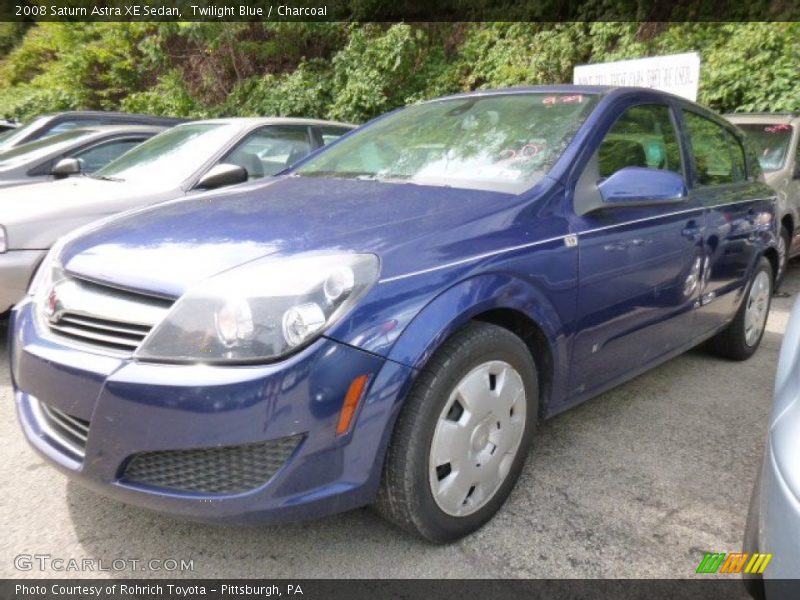 Twilight Blue / Charcoal 2008 Saturn Astra XE Sedan
